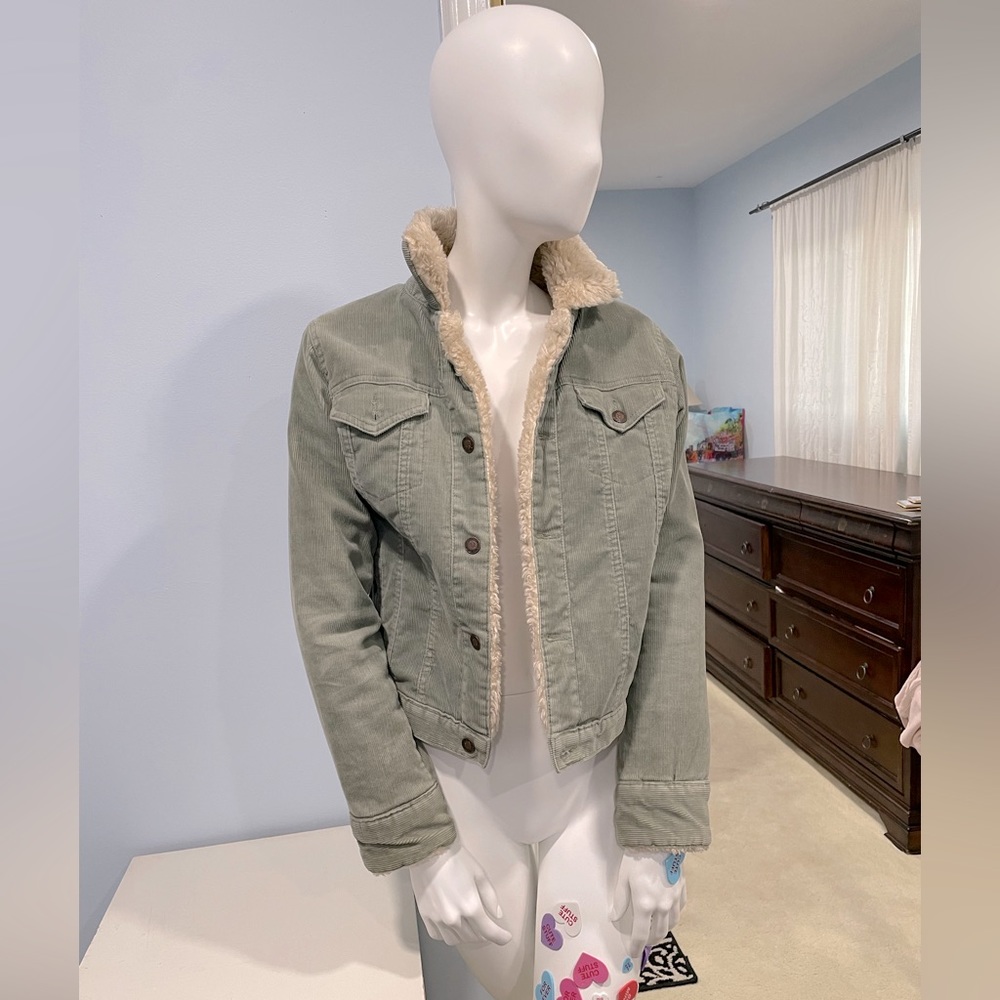 Earl Jean corduroy shearling jacket